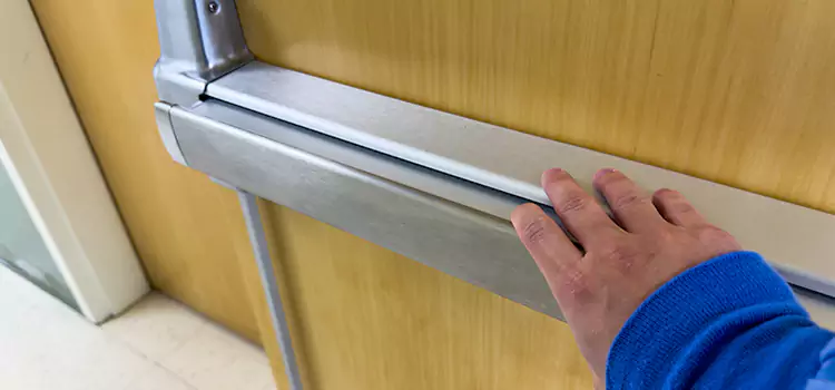 Installing a Push Bar on a Door Buffalo Grove